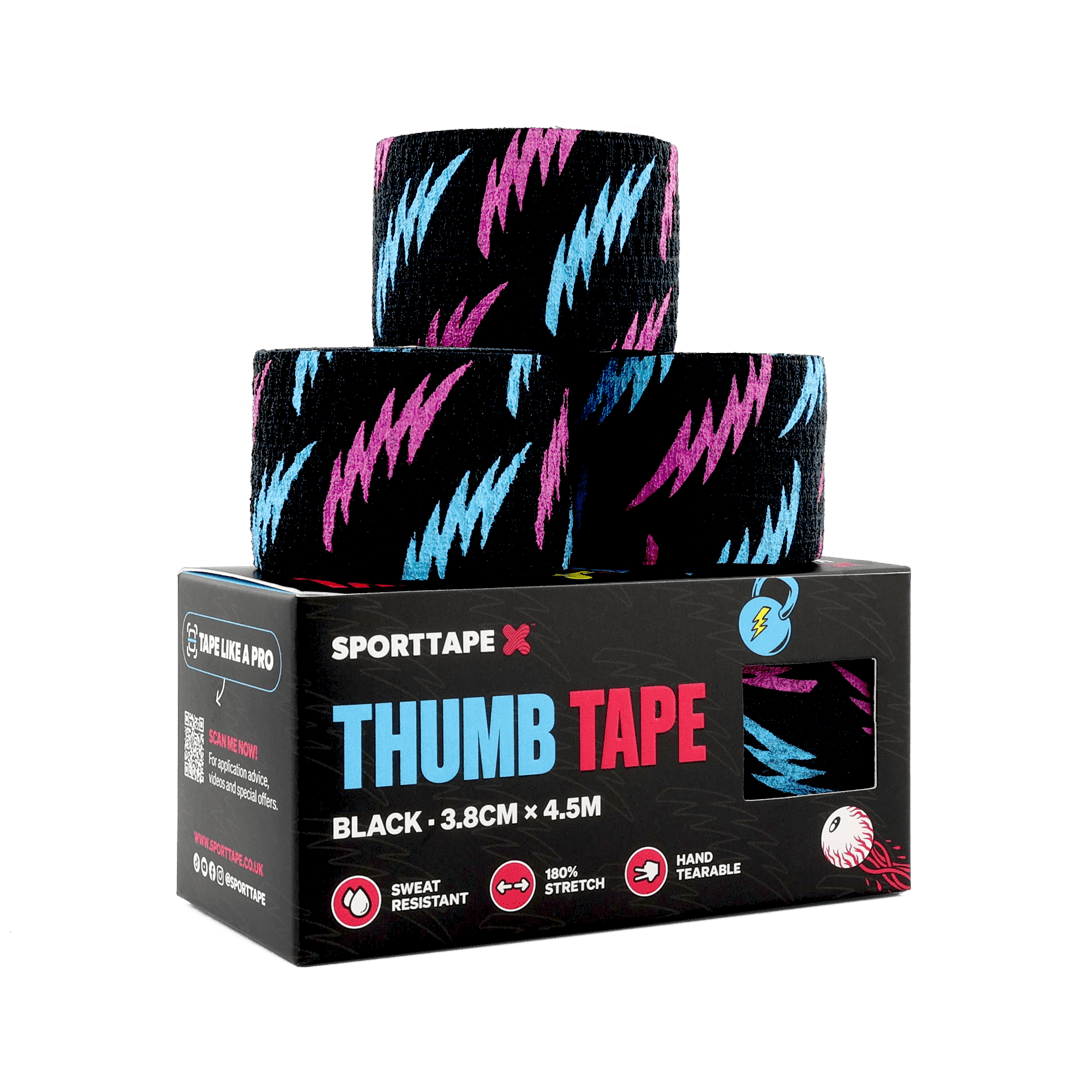 Thumb Tape Punk Black 3 pack 3.8cm x 4.5m