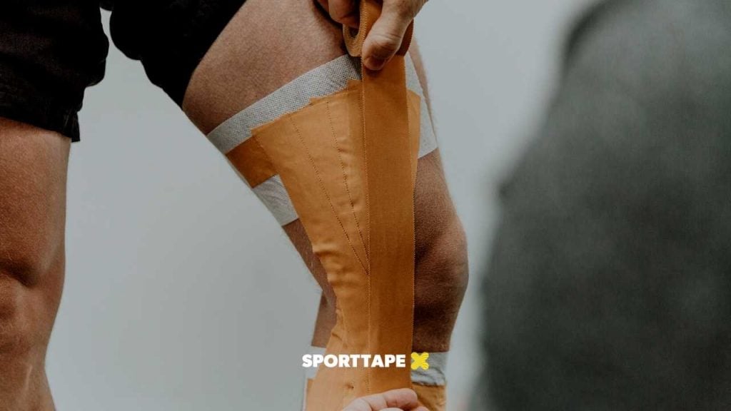 How to Strap the Knee with Zinc Oxide Tape