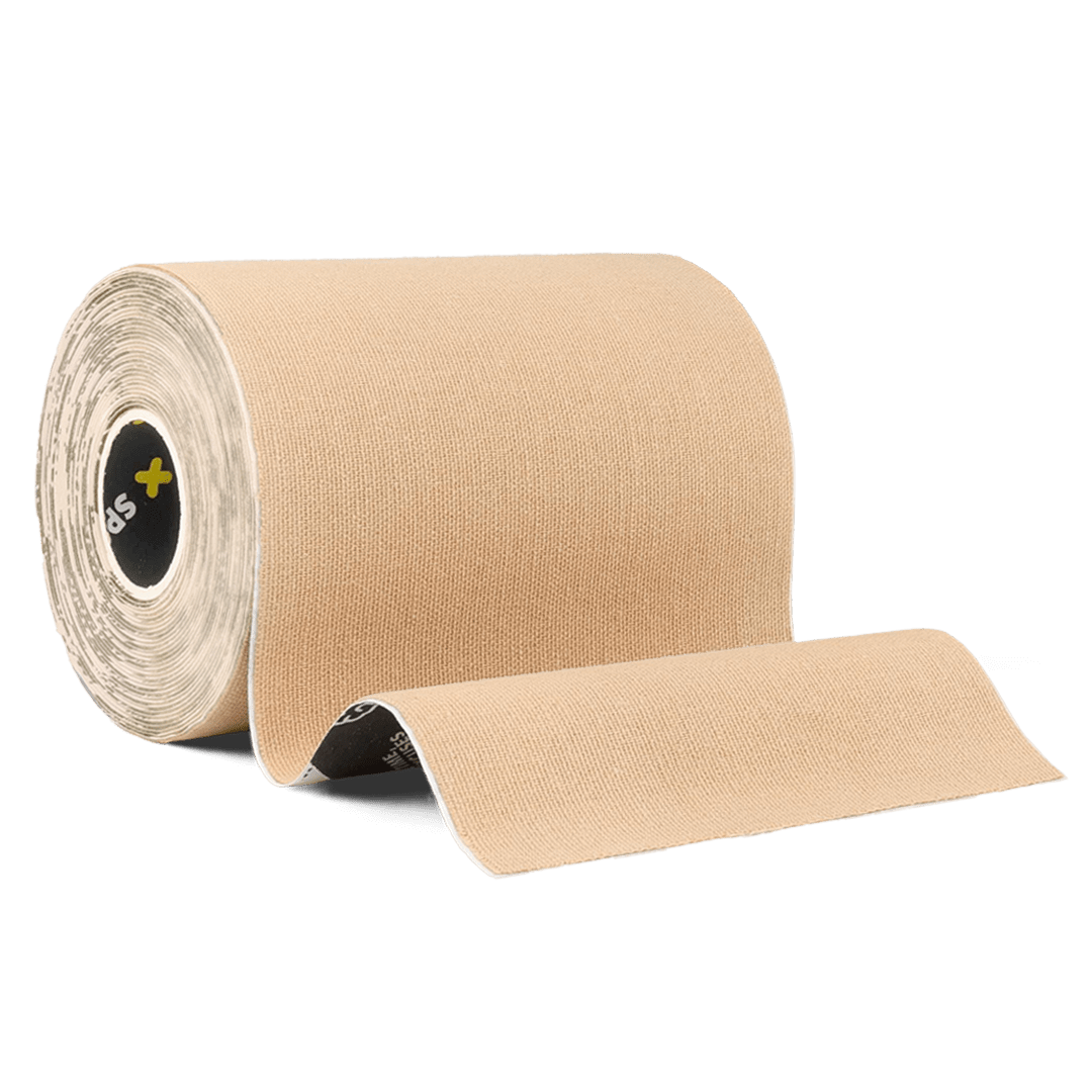 Single Roll of 10cm by 5cm Kinesiology Tape in Beige