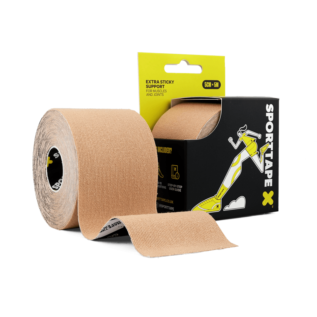 Kinesiology Tape Beige single roll 5cm x 5m